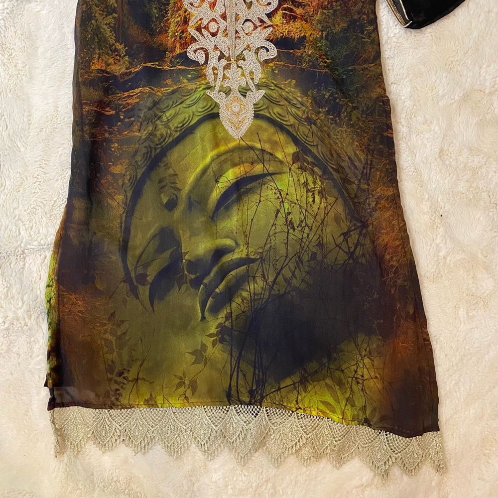 Vintage Buddha tunic/dress - Picture 7 of 8